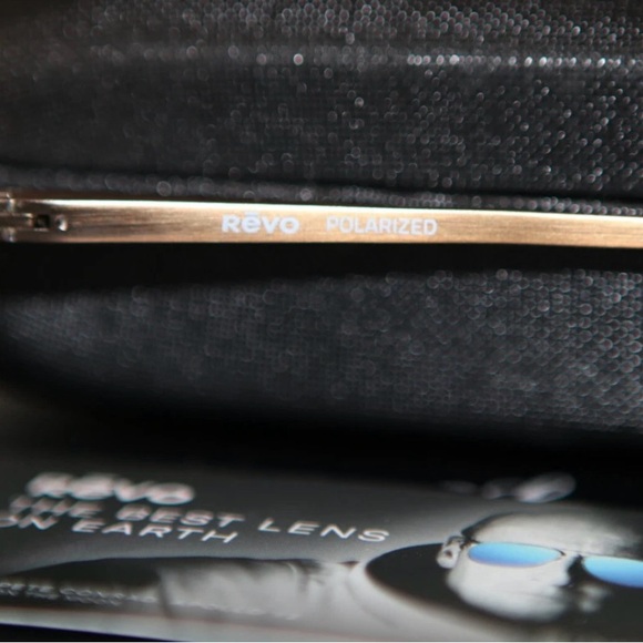 Revo Round Sunglasses with Brass Frame main image 10